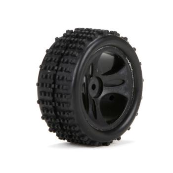 ECX 1/24 Front/Rear Premount Tire (2): Roost - ECX40006