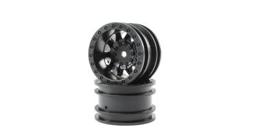 ECX 1.55 Wheel, Black (2): Barrage 2.0 - ECX41007