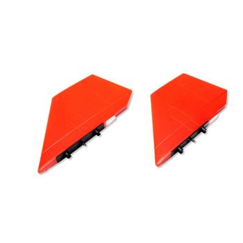 E-flite Fin Set; Red High Visibility: SR-71 Twin 40mm EDF - EFL02059