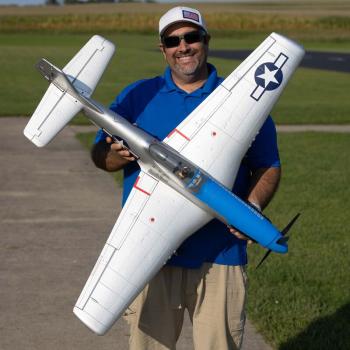 E-flite P-51D Mustang RC-Flugzeug Spannweite 1.2m with Smart PNP - EFL08975