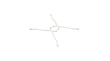 E-flite Ultimate 2: Strebenclips  (4) - EFL108010