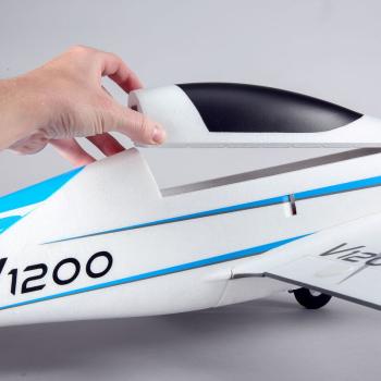 E-flite V1200 with Smart RC-Flugzeug Spannweite: 1200mm PNP - EFL12375