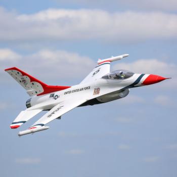 E-flite F-16 Thunderbirds 70mm EDF Jet RC-Flugzeug BNF Basic with AS3X and SAFE Select - EFL178500