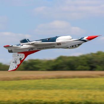 E-flite F-16 Thunderbirds 70mm EDF Jet RC-Flugzeug BNF Basic with AS3X and SAFE Select - EFL178500