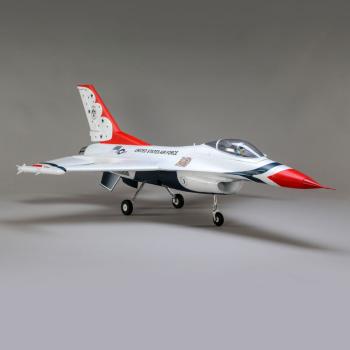 E-flite F-16 Thunderbirds 70mm EDF Jet RC-Flugzeug BNF Basic with AS3X and SAFE Select - EFL178500
