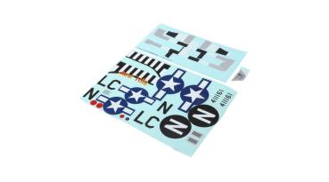 E-Flite Decal Sheet: P-51D 1.2m - EFL8952