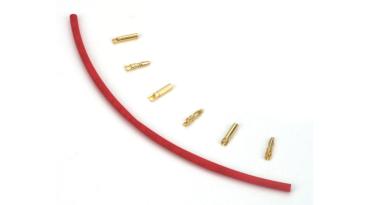 E-flite Goldsteckerset 2 mm (3 STK) - EFLA248