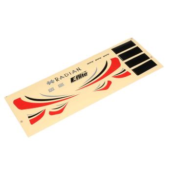 E-flite Decal Sheet: UMX Radian, Red - EFLU2904
