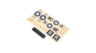 E-flite Decal Sheet: UMX P-51 BL - EFLU3307