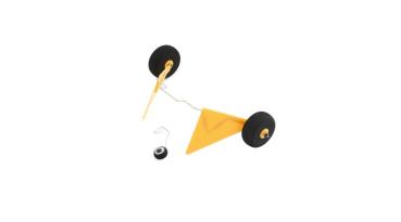 E-flite Fahrwerksset: UMX J-3 BL - EFLU3404