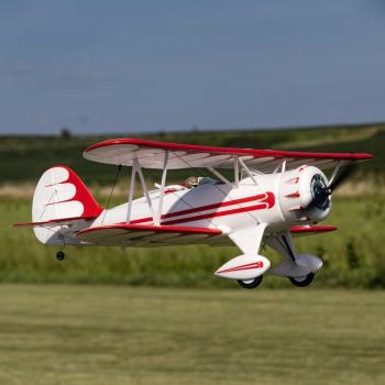 E-flite UMX WACO BNF Basic Micro RC-Flugzeug with AS3X and SAFE Select White - EFLU53550