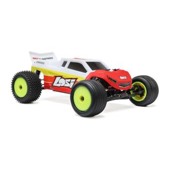 Losi 1/18 Mini-T 2.0 V2 2WD Stadium Truck Offroad RC-Car Brushless RTR Red - LOS-1056T1