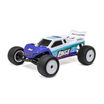 Losi 1/18 Mini-T 2.0 V2 2WD Stadium Truck Offroad RC-Car Brushless RTR Blue - LOS-1056T2