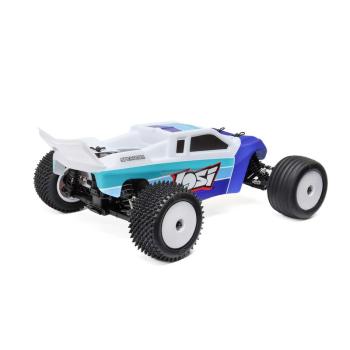 Losi 1/18 Mini-T 2.0 V2 2WD Stadium Truck Offroad RC-Car Brushless RTR Blue - LOS-1056T2
