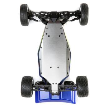 Losi Mini-B, Brushed, RTR: 1/16 2WD Buggy, Blue/White - LOS01016T1
