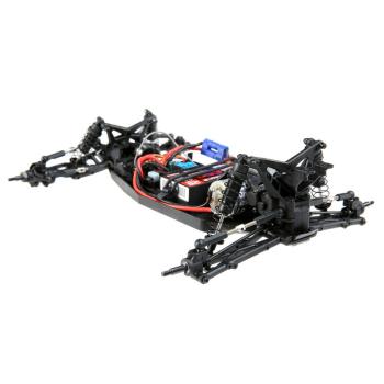 Losi Mini-B, Brushed, RTR: 1/16 2WD Buggy, Blue/White - LOS01016T1