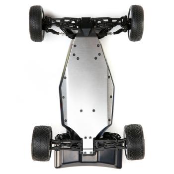 Losi Mini-B, Brushed, RTR: 1/16 2WD Buggy, Black/White - LOS01016T2