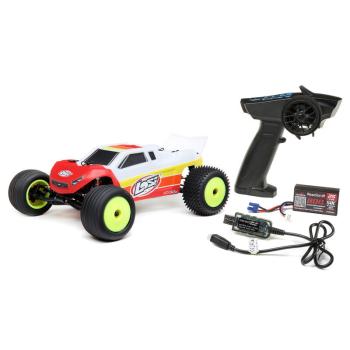 Losi Mini-T 2.0 2WD Stadium Truck Brushless RTR rot RC-Truck 1:18 - LOS01019T1