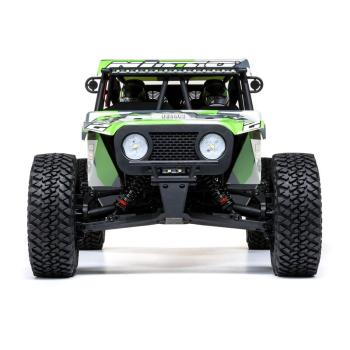 Losi Hammer Rey, 1/10 4WD Rock Racer RC-Car OIffroad RTR, Green/Gray - LOS03030T2