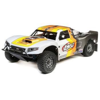 Losi 5IVE-T 2.0 V2: 1/5 4wd SCT Gas BND RC-Car Grau/Orange/Weiss - LOS05014V2T2