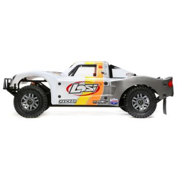 Losi 5IVE-T 2.0 V2: 1/5 4wd SCT Gas BND RC-Car Grau/Orange/Weiss - LOS05014V2T2