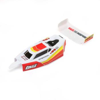 Losi Body & Wing Red: Mini-B BL - LOS210024