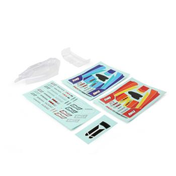 Losi Lightweight Body & Wing Clear: Mini-B BL - LOS210033