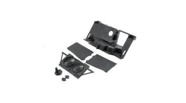 Losi Rear Bulkhead,Fan Panel, Mudguards: Baja Rey - LOS231005