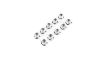 Losi Lock Nut, Flanged M5 x 0.8 Serrated (10) - LOS235015