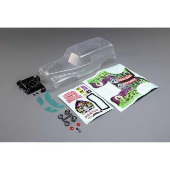 Losi Body Set, Grave Digger, Clear: LMT - LOS240014