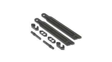 Losi Battery Straps and EC5 Plug Holder: LST 3XL-E - LOS241019
