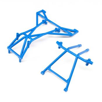Losi Top and Upper Cage Bars, Blue: LMT - LOS241048
