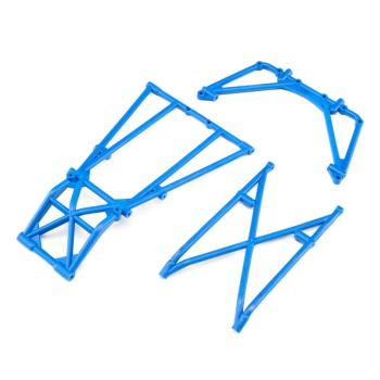 Losi Rear Cage and Hoop Bars, Blue: LMT - LOS241049