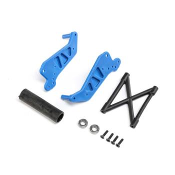 Losi Wheelie Bar Set, Blue: LMT - LOS241053