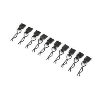 Losi Body Clips, Black, Small (10): LMT - LOS246003