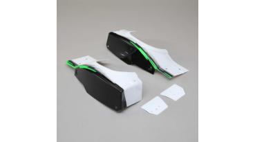 Losi L/R Rear Fender Set, Black: Super Baja Rey - LOS250027