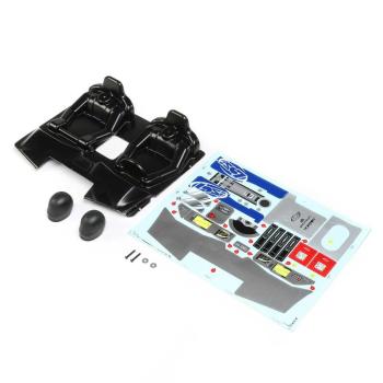Losi Interior Set w/Helmets, Clear: SBR 2.0 - LOS250047
