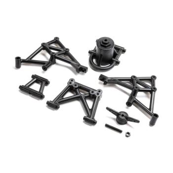 Losi Rear Cage: 8X Super Lasernut - LOS250056