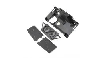 Losi Rear Bulkhead, Fan Panel, MudGuards:Super Baja Rey - LOS251056