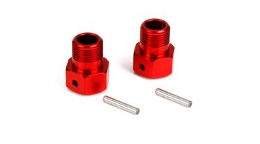 Losi DBXL 1:5 4WD Radaufnahme mit Stift Vorne/Hinten (2) - LOS252012