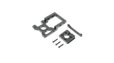 Losi Motorhalter m. Adapter schwarz: DBXL-E - LOS252058