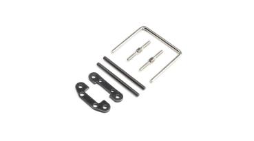 Losi Front Hinge Pin & Brace Set SuperRockRey - LOS254058