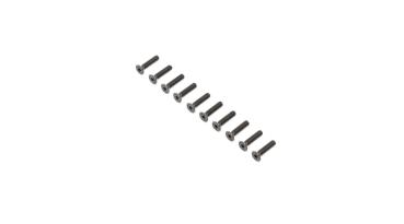 Losi Flat Head Screws, Stl, BO, M4 x 18mm (10) - LOS255020