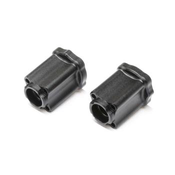 Losi Aluminum Axle Mount Rear 0deg Black: Mini LMT - LOS312009