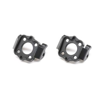 Losi Aluminum Spindle Carrier Set 0deg Black: Mini LMT - LOS314008