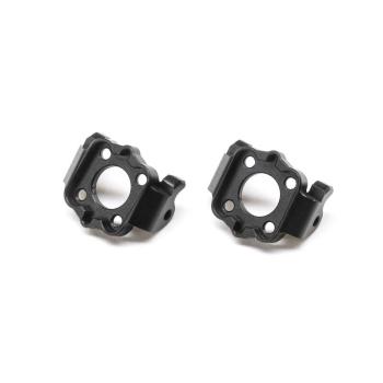 Losi Aluminum Spindle Carrier Set 5deg Black: Mini LMT - LOS314012