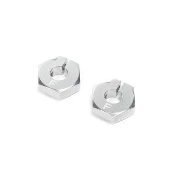 Losi Clamping Front Wheel Hexes, Aluminum: 22S - LOS332005