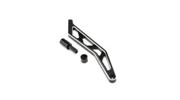 Losi Chassisverstrebung hinten, schwarz, Aluminium: MXTL - LOS351005