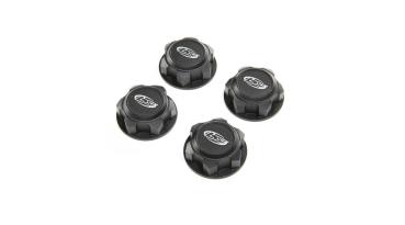Losi Wheel Nut, Captured, Black (4): DBXL-E 2.0 - LOS352009