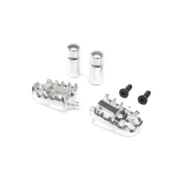 Losi Aluminum Foot Pegs Silver: Promoto-MX - LOS361001